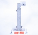 EXTENSION EN L VARIABLE EN ALTURA, ANGULO AJUSTABLE ( 15 A 30 GRADOS) CON DOBLE PERFORACION PARA TORNILLO AUTOPERFORANTE